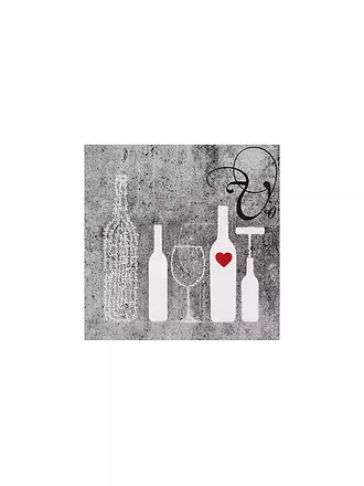 RAEDER | Cocktail Servietten 25x25cm FLADCHE PLUS GLAS | 